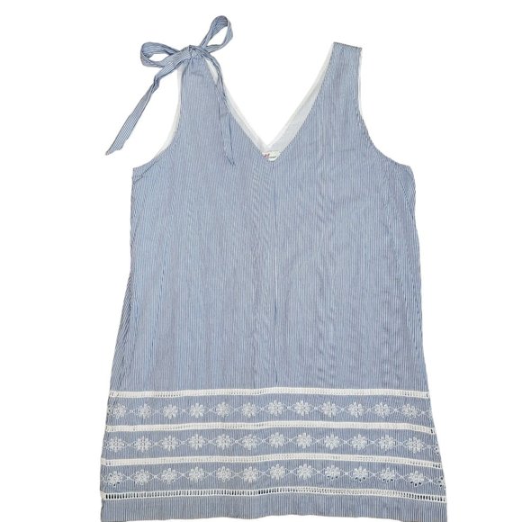 Vineyard Vines Striped Vneck spring summer Dress country club sailboat vacation - Picture 1 of 6